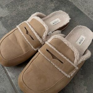 J.Crew Shearling Lined Slipper Clogs